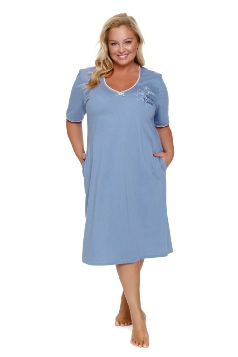 KOSZULA DAMSKA TB.7263 BIG W/25 - SKY_BLUE, XXL DOCTOR NAP