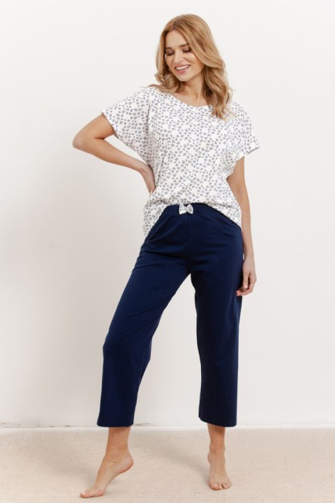 3418 PIŻAMA DAMSKA DEMI M-2XL - GRANAT, L TARO 3418 PIŻAMA DAMSKA DEMI M-2XL - GRANAT, L TARO