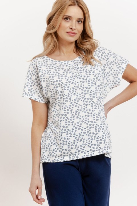 3418 PIŻAMA DAMSKA DEMI M-2XL - GRANAT, L TARO 3418 PIŻAMA DAMSKA DEMI M-2XL - GRANAT, L TARO