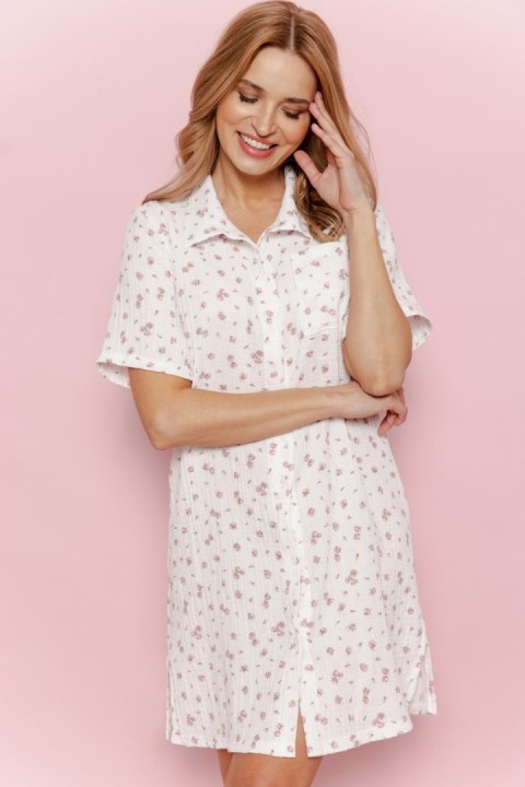 3421 KOSZULA DAMSKA SINDY S-XL - BIAŁY, S TARO 3421 KOSZULA DAMSKA SINDY S-XL - BIAŁY, S TARO