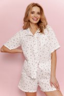 3422 PIŻAMA DAMSKA SINDY S-XL - BIAŁY, L TARO