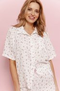 3422 PIŻAMA DAMSKA SINDY S-XL - BIAŁY, L TARO