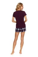 PIŻAMA DAMSKA PM.7200 2XL W/25 - BURGUNDY, XXL DOCTOR NAP