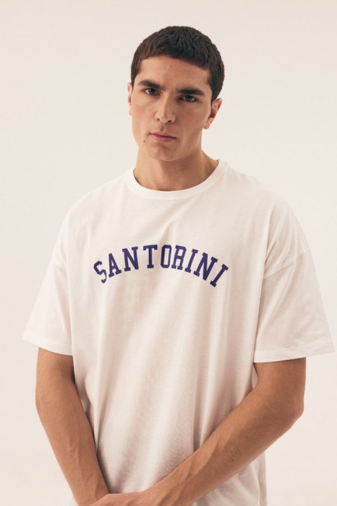 PIŻAMA MĘSKA SANTORINI 43173 SS25 - BIAŁY-GRANAT, 2XL HENDERSON PIŻAMA MĘSKA SANTORINI 43173 SS25 - BIAŁY-GRANAT, 2XL HENDERSON
