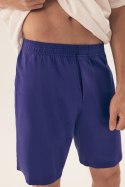 PIŻAMA MĘSKA SANTORINI 43173 SS25 - BIAŁY-GRANAT, 2XL HENDERSON