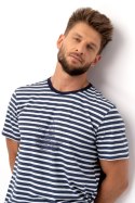 PIŻAMA MĘSKA MNS 344 A25 - GRANATOWY, XL KEY