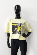 BLUZKA RUBEN - CZARNY, OVERSIZE OFF PINK