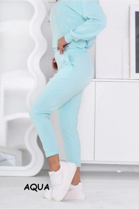 SPODNIE LENA - BABY BLUE, M OFF PINK SPODNIE LENA - BABY BLUE, M OFF PINK