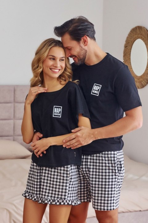 PIŻAMA MĘSKA PMB.7214 BIG W/25 - BLACK, XXL DOCTOR NAP PIŻAMA MĘSKA PMB.7214 BIG W/25 - BLACK, XXL DOCTOR NAP