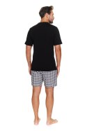 PIŻAMA MĘSKA PMB.7214 BIG W/25 - BLACK, XXL DOCTOR NAP