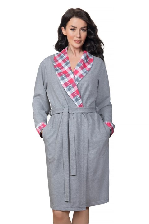 SZLAFROK DAMSKI FR-381 - CIEMNY MELANŻ, M, 1 DOROTA SZLAFROK DAMSKI FR-381 - CIEMNY MELANŻ, M, 1 DOROTA