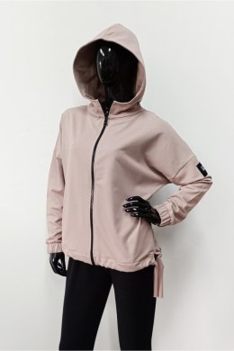 BLUZA COLETTE - JASNY BEŻ MELANŻ, XL, COLETTE OFF PINK