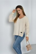 BLUZA ZITA - KREM, L, ZITA OFF PINK