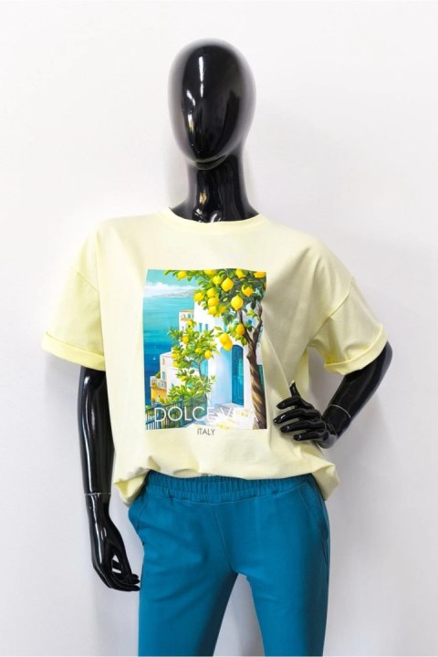 BLUZKA AMALFI - AQUA, OVERSIZE, AMALFI OFF PINK BLUZKA AMALFI - AQUA, OVERSIZE, AMALFI OFF PINK