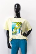 BLUZKA AMALFI - BANANOWY, OVERSIZE, AMALFI OFF PINK