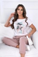 BLUZKA BRUNA OFF PINK - JASNY BEŻ, 36, BRUNA OFF PINK