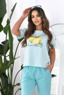 BLUZKA CELIA - RÓŻOWY, XL, CELIA OFF PINK