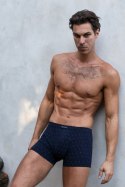 SZORTY MĘSKIE M-1060SZ 2-PACK 3XL-4XL - GRANATOWY-SZARY, XXXXL LAMA