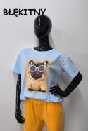 BLUZKA FRANCISCA OFF PINK - BANANOWY, L, FRANCISCA OFF PINK