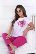 BLUZKA RAMJA - CZARNY, 36, RAMJA OFF PINK