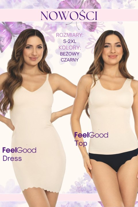 HALKA FEEL GOOD DRESS - CZARNY, S MITEX