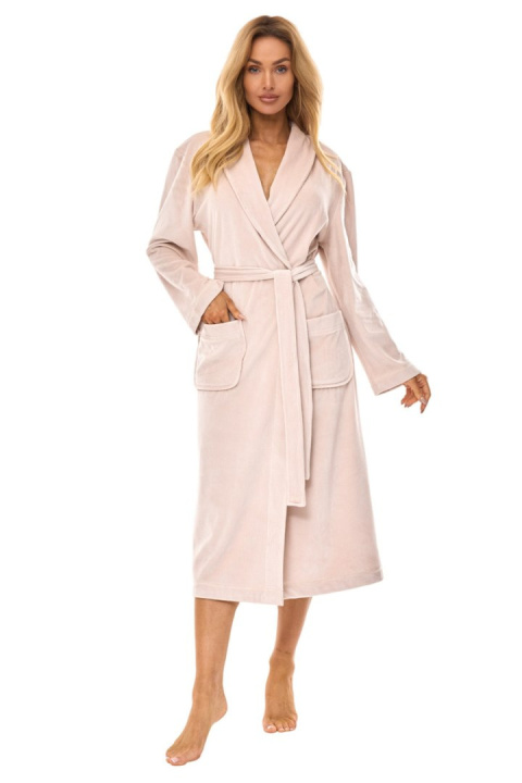 SZLAFROK DAMSKI DŁUGI 2510 - ANGORA, M, 2 L&L SZLAFROK DAMSKI DŁUGI 2510 - ANGORA, M, 2 L&L