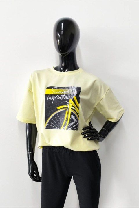 BLUZKA RUBEN - BANANOWY, OVERSIZE, BA OFF PINK BLUZKA RUBEN - BANANOWY, OVERSIZE, BA OFF PINK