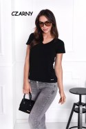BLUZKA SEREK KRÓTKI RĘKAW - BARBIE PINK, 40 OFF PINK