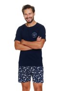 PIŻAMA MĘSKA PMB.7210 W/25 - NAVY-BLUE, XL DOCTOR NAP