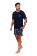 PIŻAMA MĘSKA PMB.7210 W/25 - NAVY-BLUE, XL DOCTOR NAP