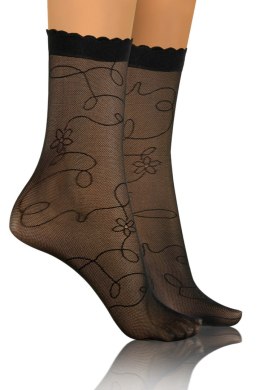 SKARPETKA WZ 07 PIKOT - CZARNY, UNICA SESTO SENSO