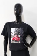 BLUZKA BON VOYAGE - BANAN, XL, BA OFF PINK
