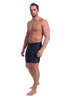 BOKSERKI KĄPIELOWE MĘSKIE BD 377 - GRANAT, 2XL, 377 SESTO SENSO