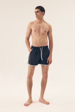 SZORTY KĄPIELOWE MĘSKIE OMAHA 42768 SS25 - DENIM-GRANAT, M HENDERSON