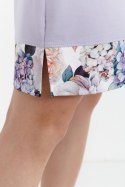KOSZULA DAMSKA 469 - LILA, M, KWIATY FIOLET CANA