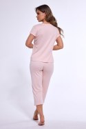 PIŻAMA DAMSKA KR 851/325 JOAN - RÓŻOWY, 2XL CORNETTE