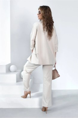 BLEZER MOLLY - CZARNY, L, CZA OFF PINK