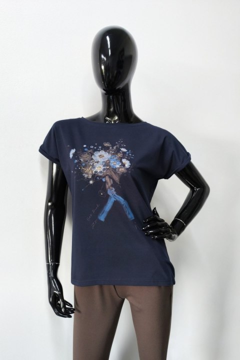 BLUZKA FLORIST - ŚMIETANA, 44, SM OFF PINK BLUZKA FLORIST - ŚMIETANA, 44, SM OFF PINK