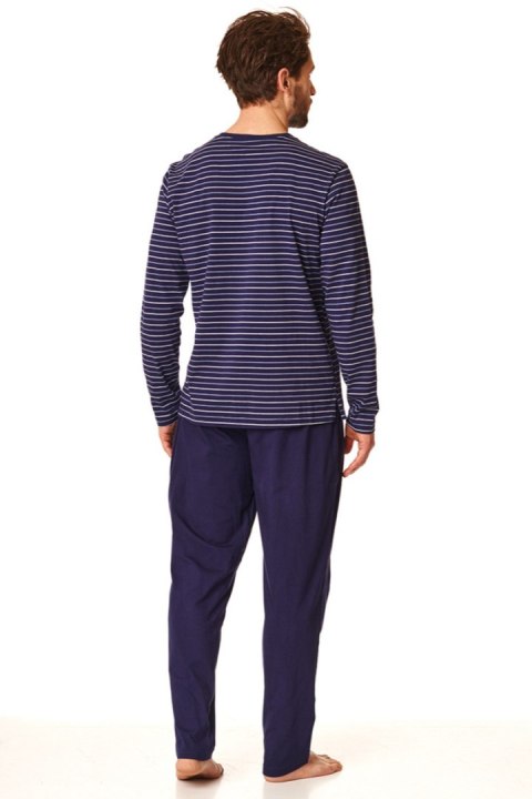 PIŻAMA MĘSKA MNS 382 B22 3XL-4XL - GRANATOWY, 4XL KEY PIŻAMA MĘSKA MNS 382 B22 3XL-4XL - GRANATOWY, 4XL KEY