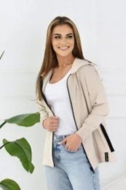 BLUZA TINA - BEŻ MELANŻ, L, BM OFF PINK