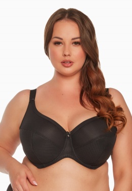 GAIA BIUSTONOSZ SEMI-SOFT SONIA MAXI ART. 1058 - CZARNY, 100E