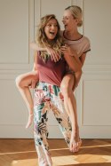 SPODNIE MARGOT DŁUGIE DRUK PDW1 - ECRU, 2XL MEFEMI BY NIPPLEX