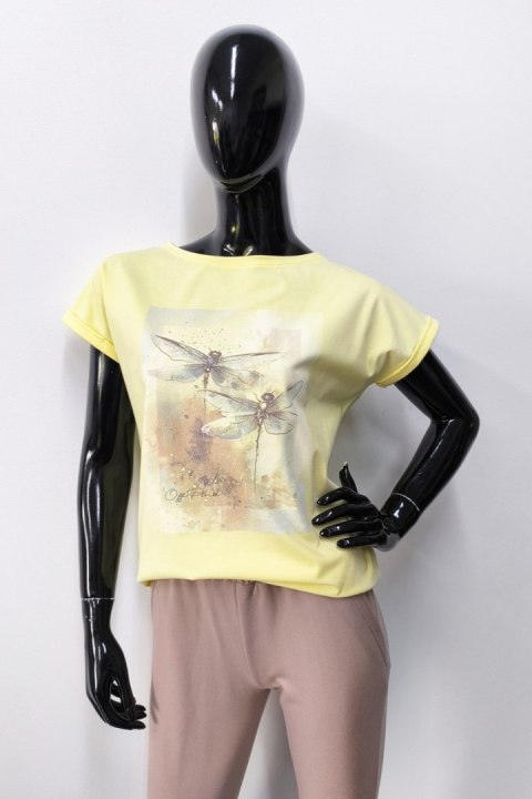 BLUZKA FEMI - BANANOWY, 40, BA OFF PINK BLUZKA FEMI - BANANOWY, 40, BA OFF PINK