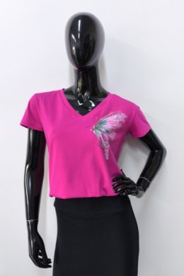 BLUZKA GIRONA - CZARNY, 40, CZ OFF PINK