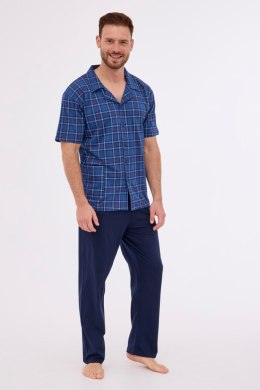 PIŻAMA MĘSKA KR 318 W/25 - ZIELONY, XL, 318/56 CORNETTE