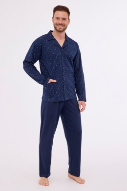 PIŻAMA MĘSKA DR 114 W/25 - JEANS, L, 114/68 CORNETTE