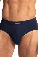 SLIPY MĘSKIE M-1071CL 3-PACK - GRANATOWY-CZARNY-MORSKI, XXL LAMA