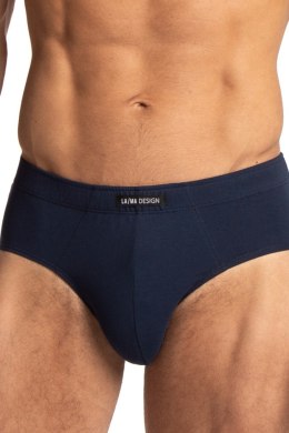 SLIPY MĘSKIE M-1071CLEX 3-PACK - GRANATOWY-CZARNY-MORSKI, XXXXL LAMA