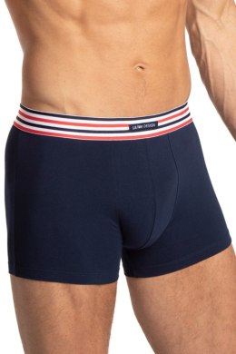 SZORTY MĘSKIE M-1066SZG 2-PACK - GRANATOWY-NIEBIESKI, XXL LAMA