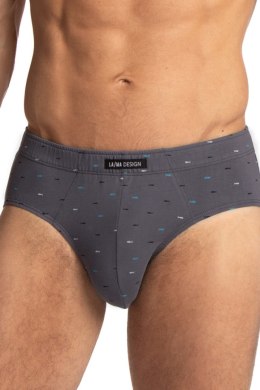 SLIPY MĘSKIE M-1075CL 2-PACK - GRANATOWY-GRAFITOWY, XL LAMA
